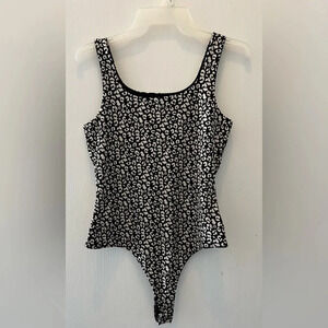 Banana Republic black and white bodysuit